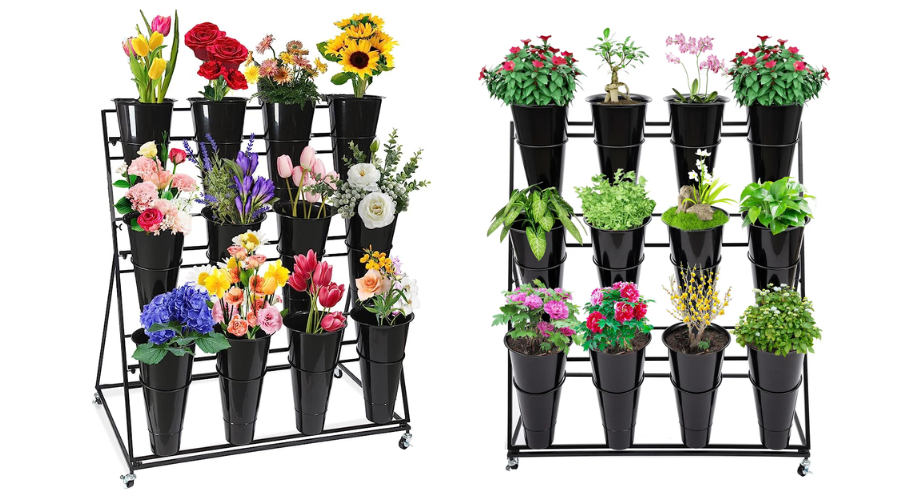 eco-friendly flower display stands