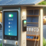 solar battery kiosk