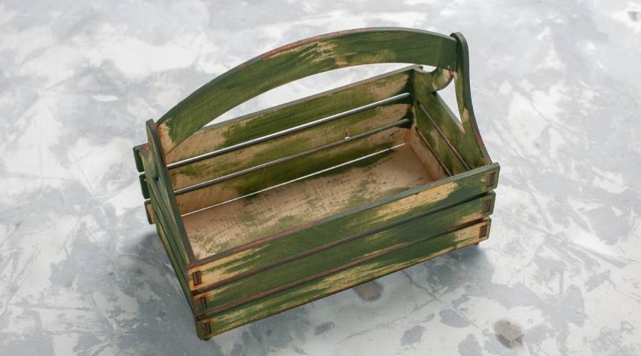 wooden crates